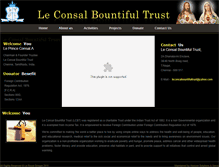 Tablet Screenshot of leconsalbountifultrust.org